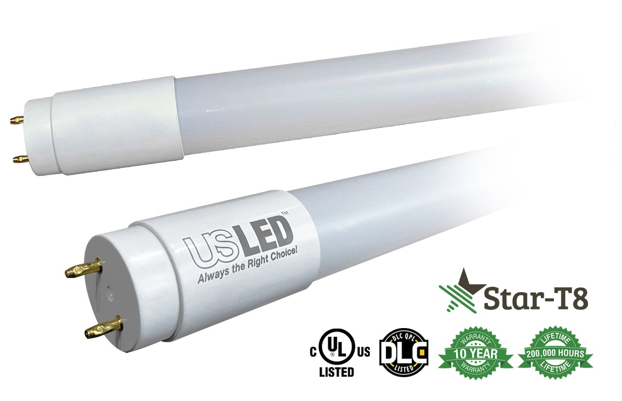 US LED Launches High-Efficacy Type B T8 LED Tubes