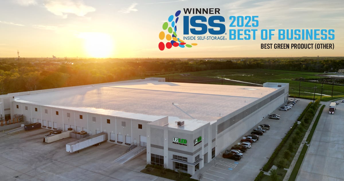 US LED Wins Best Green Product in 2025 Inside Self-Storage Best of Business Awards